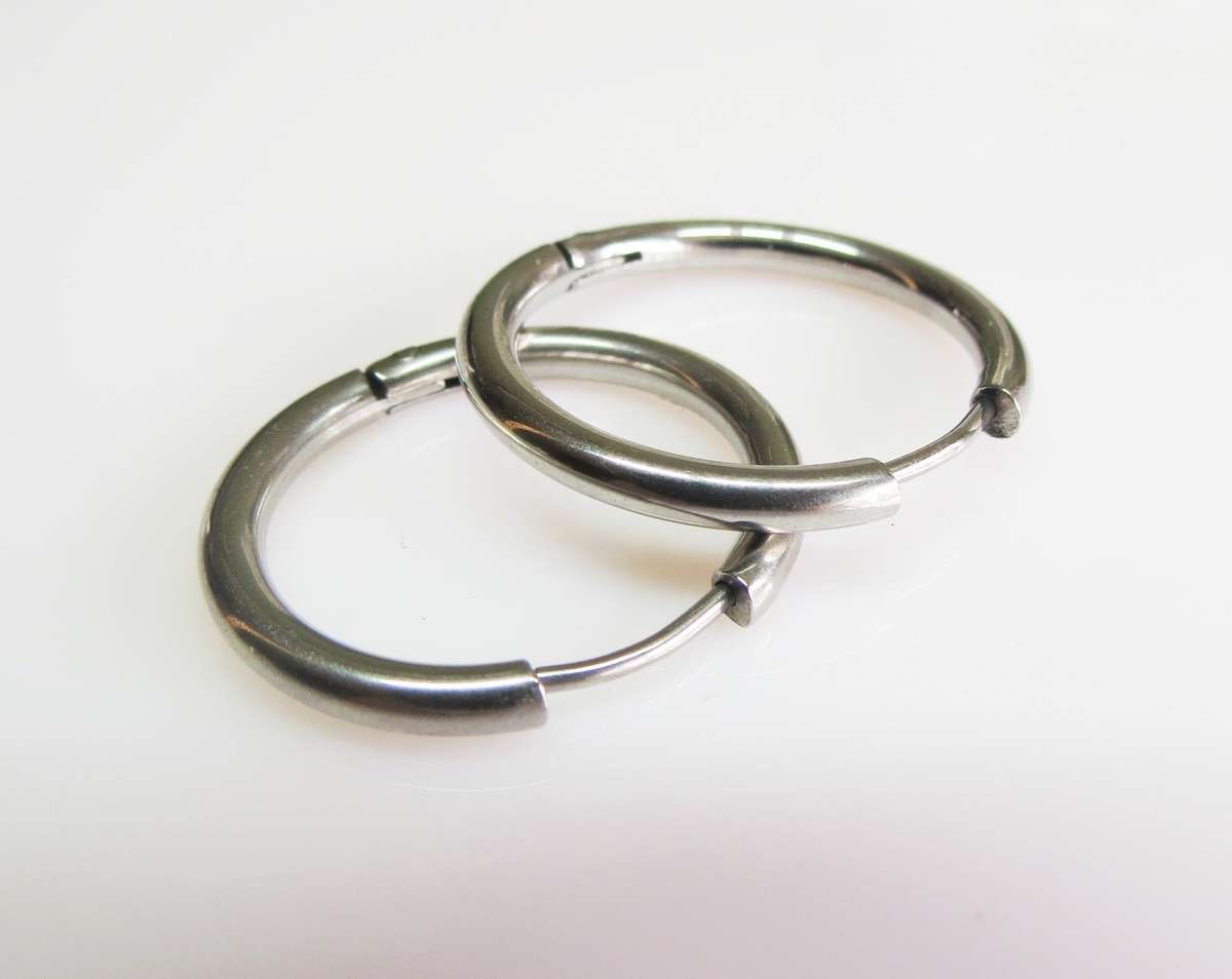 Stainless Steel Hoepel Oorringe 23mm