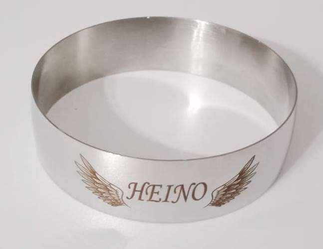 20mm Stainless Steel bangle engraved with your own design or name