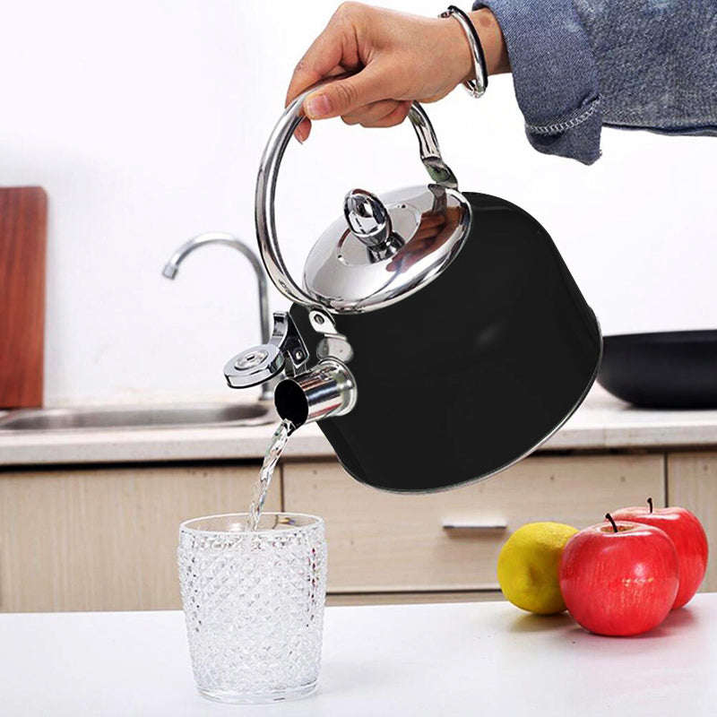 Fine Living Stove Top Kettle 2.7L - Black