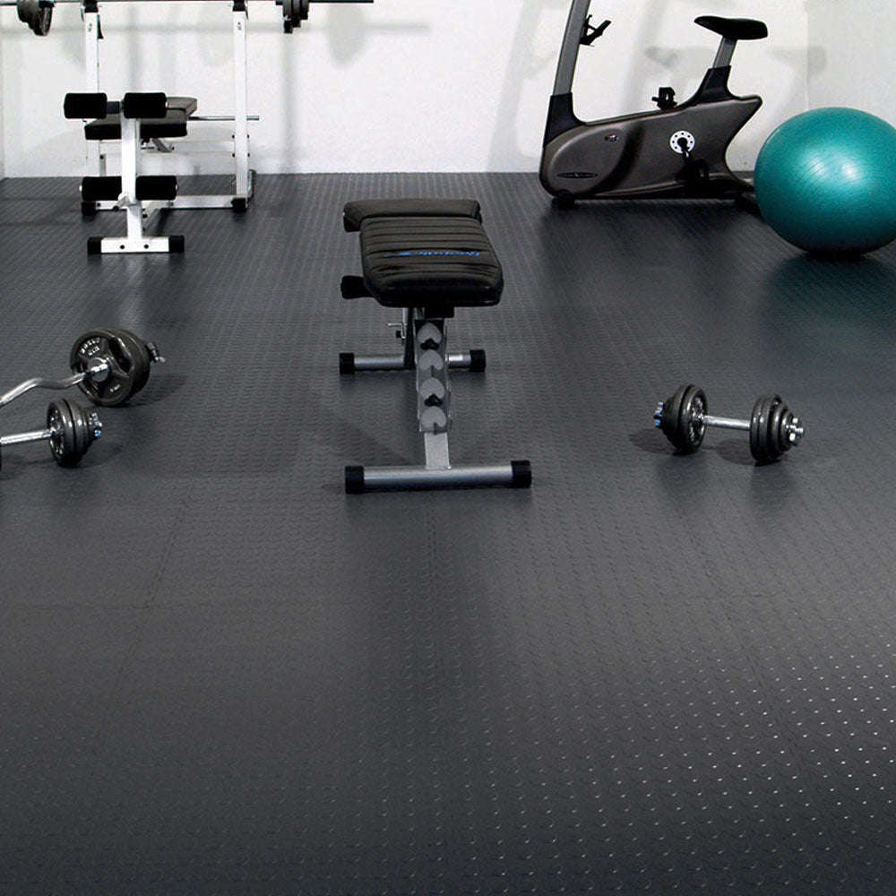 Interlocking Tiles - Black 1 SQM