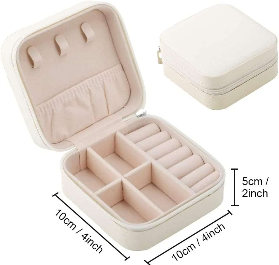 White Square Jewellery Case