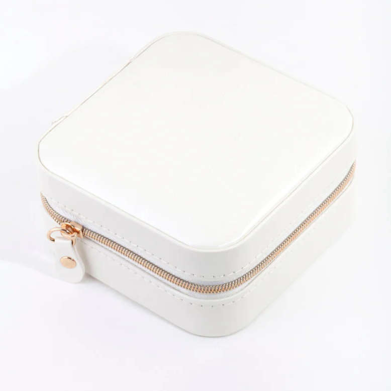 White Square Jewellery Case