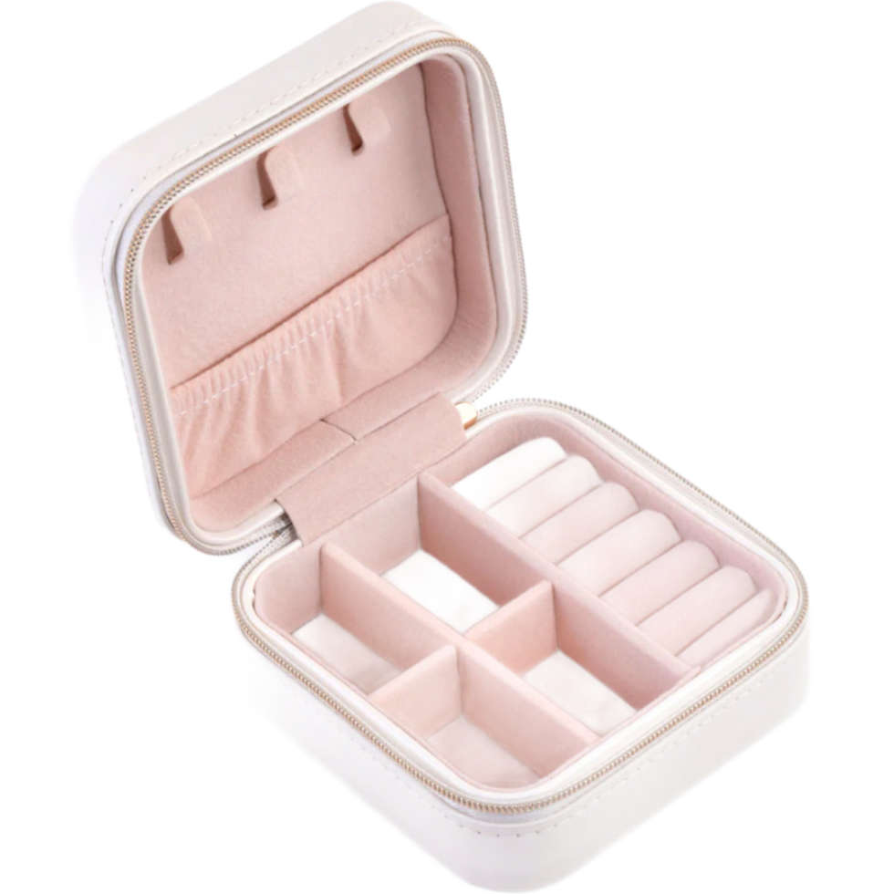 White Square Jewellery Case