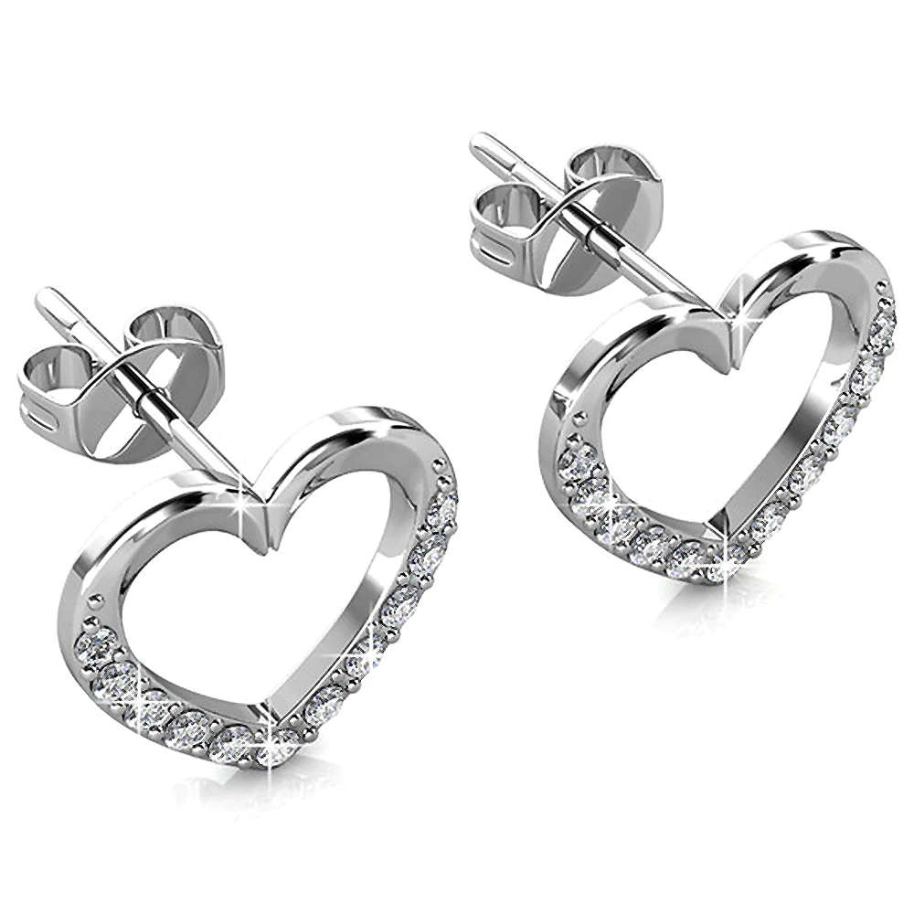 Heart Stud Earrings