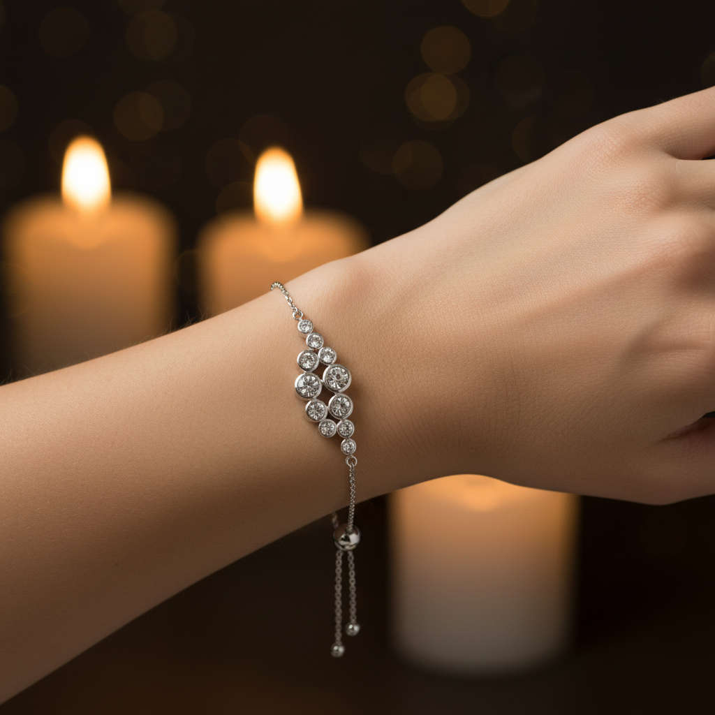 Waterfall Bracelet embellished with Crystals from Swarovski