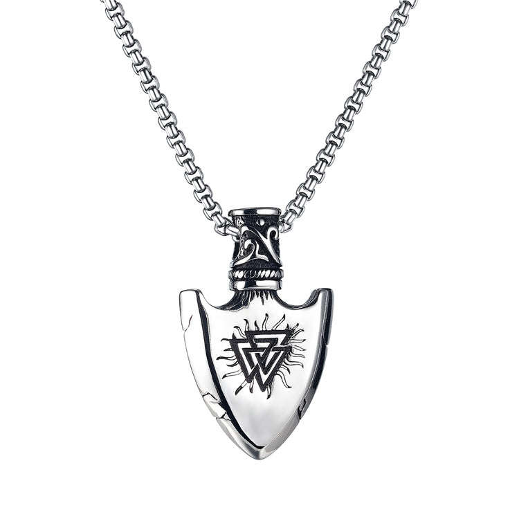 Valknut Arrow Head Necklace