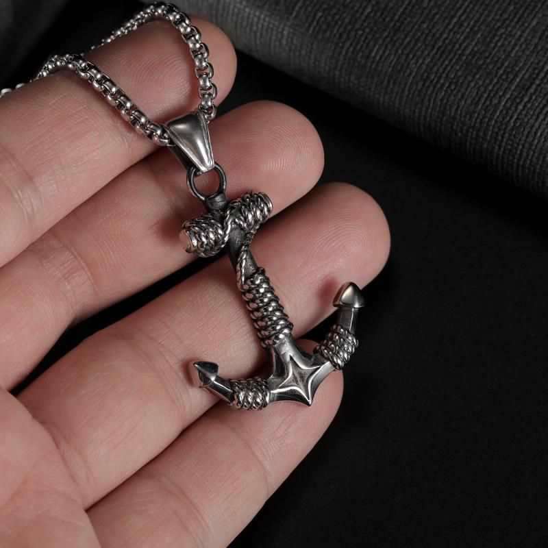 Nautical Anchor Necklace