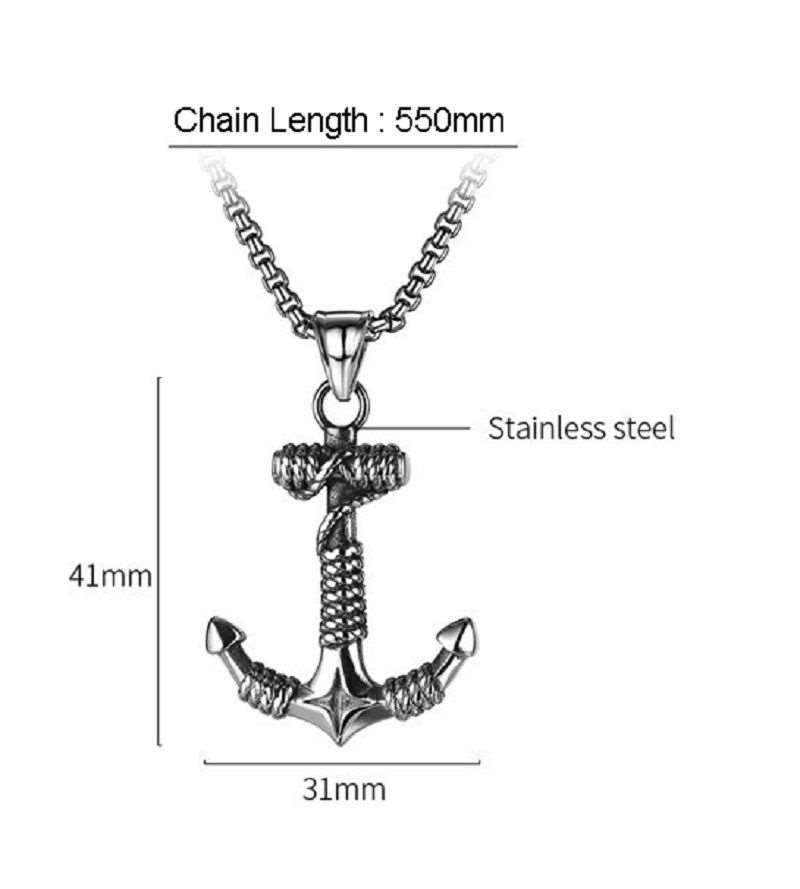 Nautical Anchor Necklace