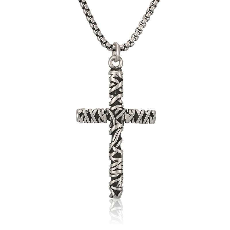 Trendy Entwined Cross Necklace