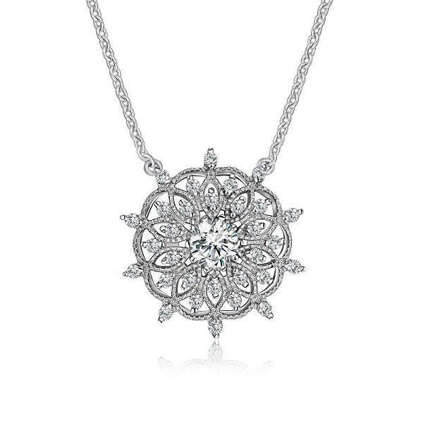 Dhia Mandala Necklace embellished with Swarovski Zirconia
