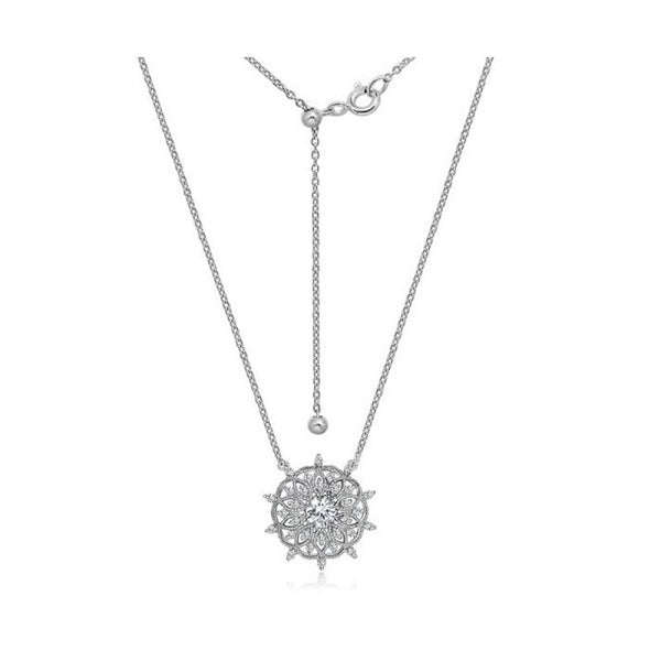 Dhia Mandala Necklace embellished with Swarovski Zirconia