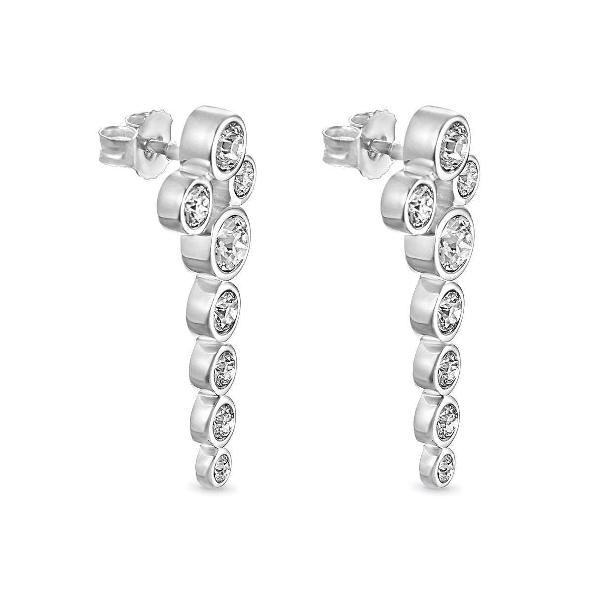Dhia Waterfall Earrings with Crystals from Swarovski