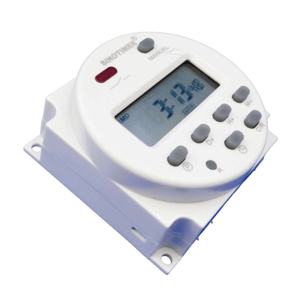 12V Digital Timer Switch (12V DC, 16 Schedules)