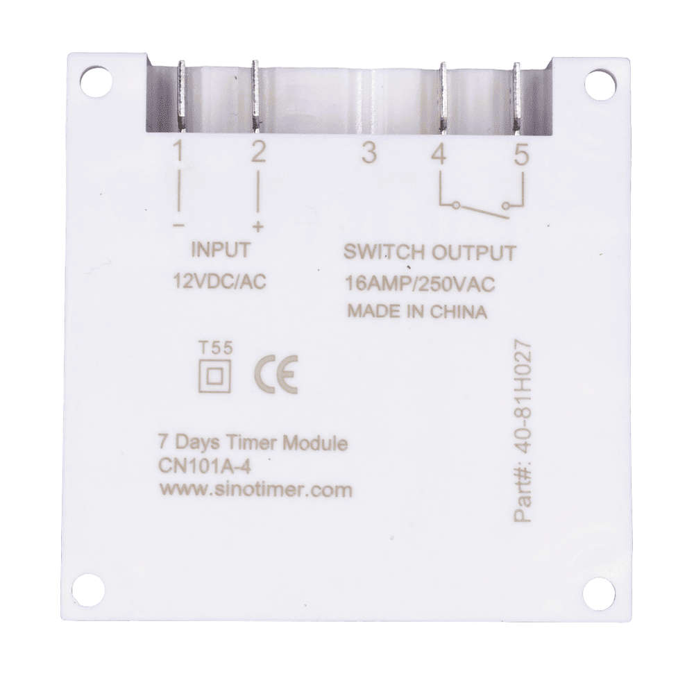 12V Digital Timer Switch (12V DC, 16 Schedules)