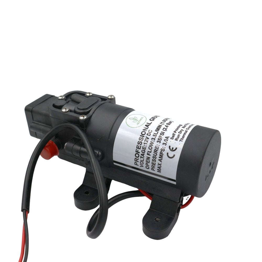 12V Water Pump with 2.4bar Pressure Switch (3.8L/min, 12V DC)