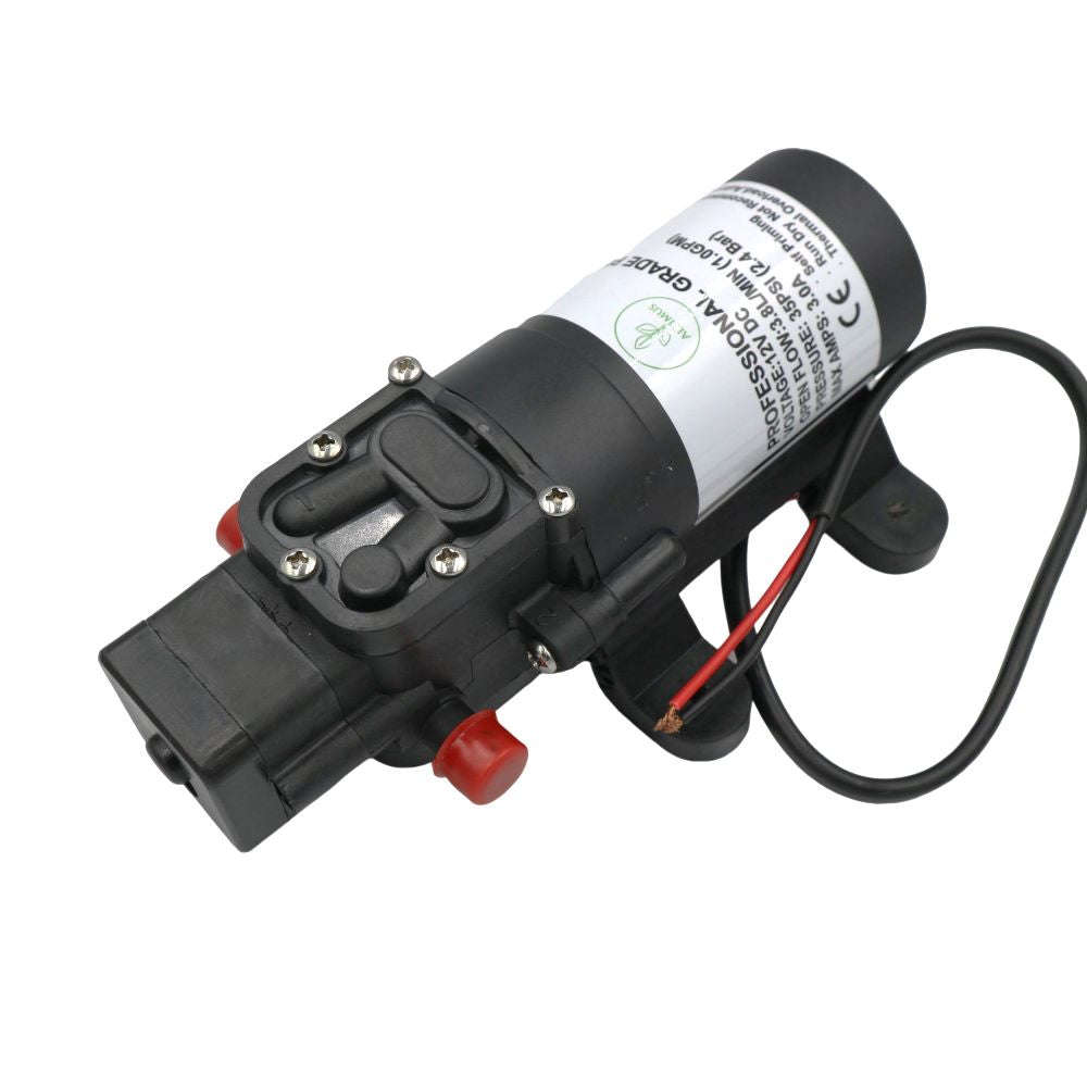 12V Water Pump with 2.4bar Pressure Switch (3.8L/min, 12V DC)