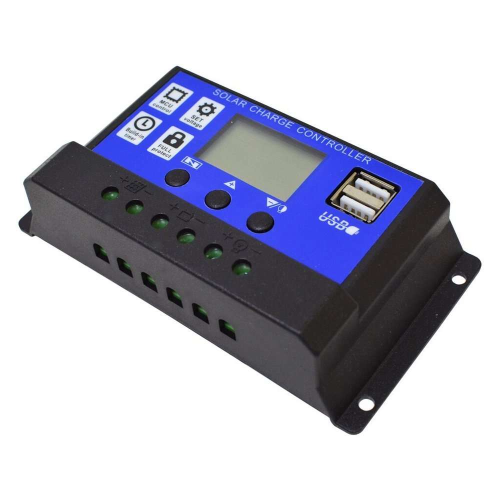30A Solar Charge Controller (12/24V, PWM)