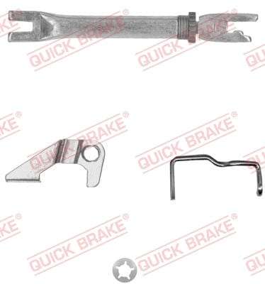 Brake Adjuster Right Chery QQ3 Chevrolet Spark Daewoo Matiz (10253014-1R)