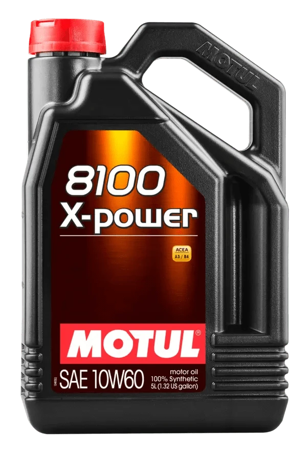 Motul 8100 X-Power 10W60 5L Engine 106144
