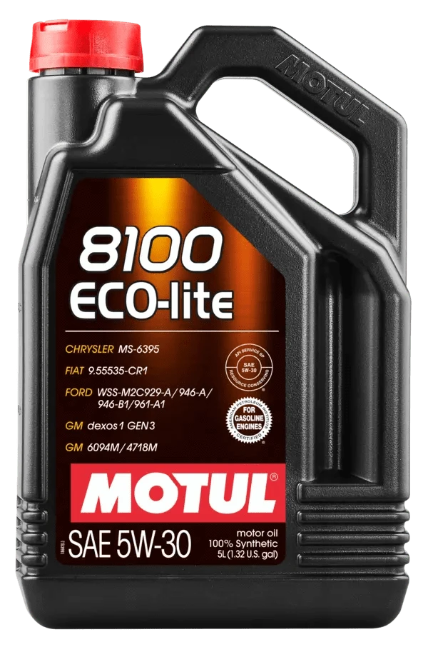Motul 8100 Eco-Lite 5W30 5L Engine 108214