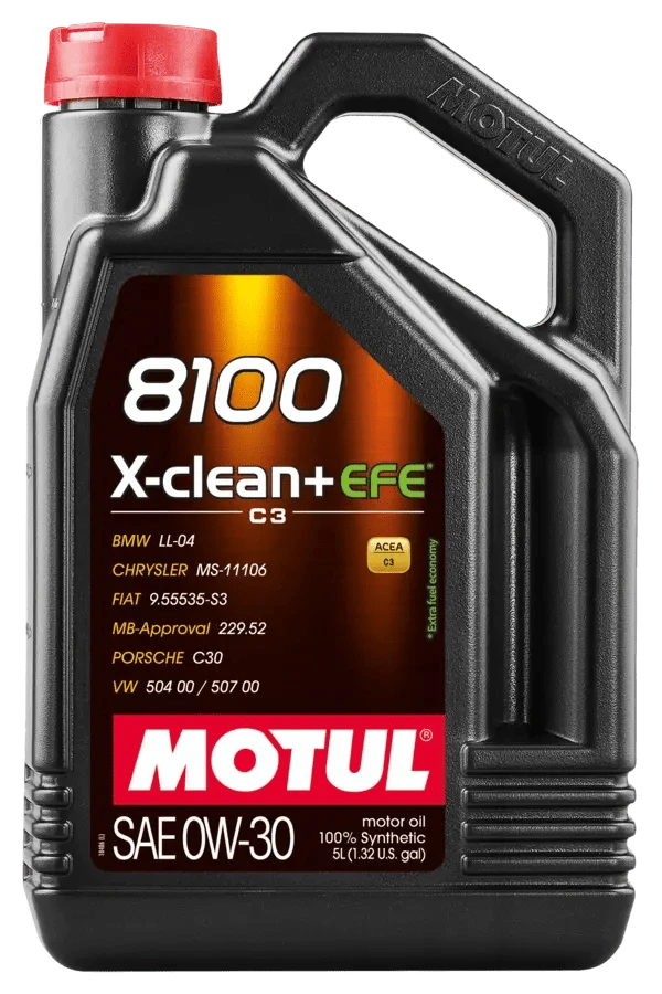 Motul 8100 X Clean + Efe 0W30 5L Engine 111678