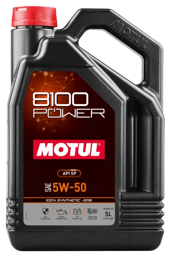 Motul 8100 Power 5W-50 5L Engine 111812