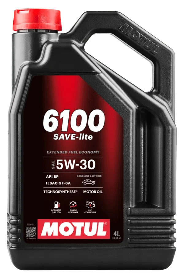 Motul 6100 Save-Lite 5W-30 4L Engine 112998