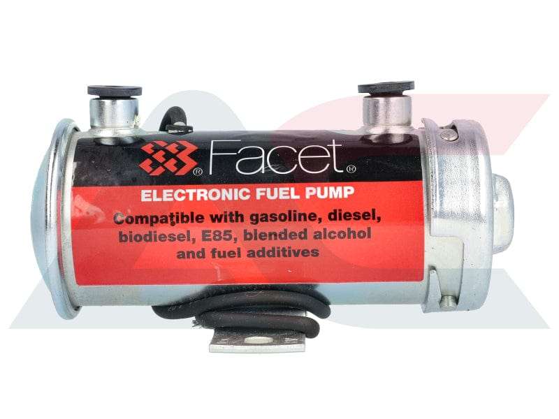 Facet 476087E 12V Fuel Pump  Gold-Flo Cylindrical | 36 GPH, 45.5 PSI | Universal Fit