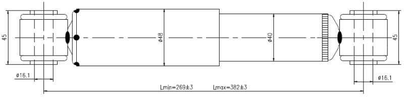 Front Shock Absorber for Peugeot Partner & Citroen Berlingo - MAP-101304