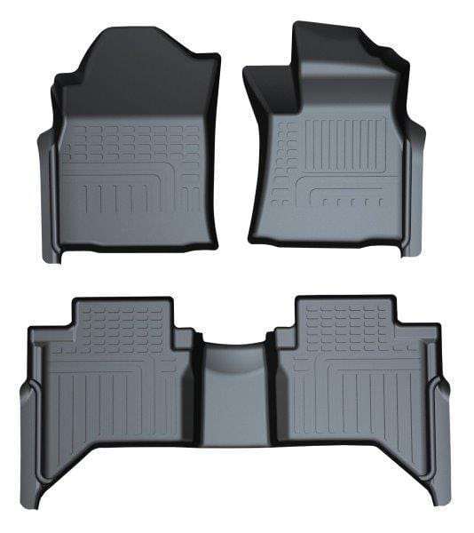 Custom Dna Toyota Hilux Double Cab Automatic Gd6 2017+ Black Rubber Car Mats