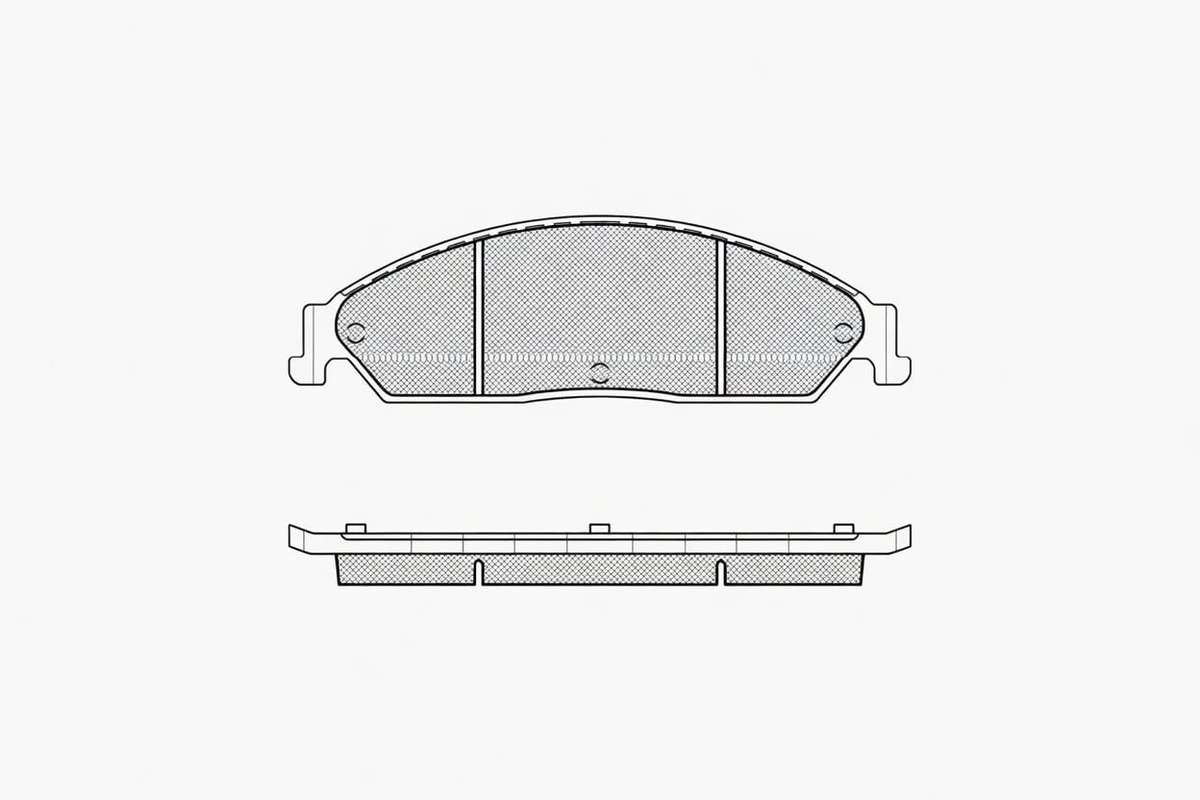 Front brake pads Ford Territory 4.0 2005 to 2011 MAP-100156