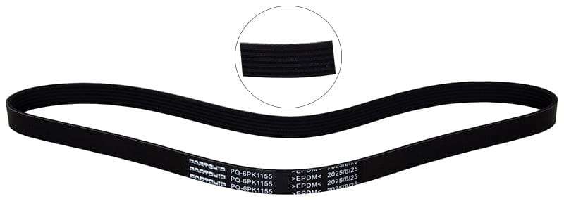 Micro V-Belt BMW 1-Series(F20),3-Series(F30,F80),Tata Xenon,Toyota Auris (E15),C-HR,VW Golf IV,Po...