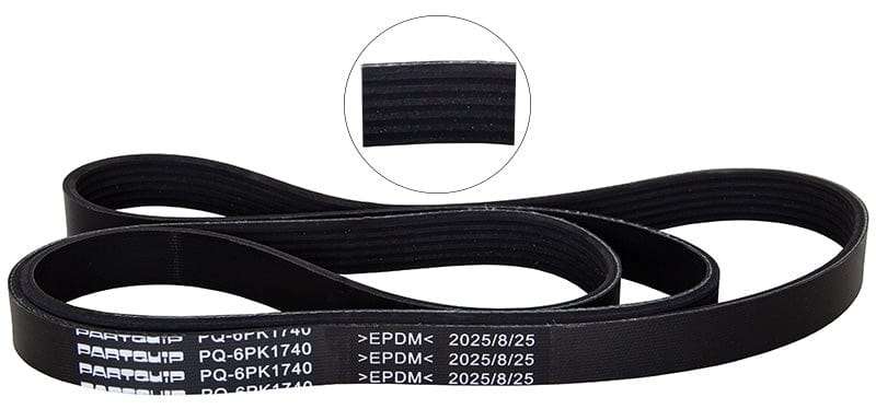 Micro V-Belt BMW 3 Series (E36)(90-98), Ford Focus 1.6 (03-05), Peugeot 206 2.0 (99-09) (PQ-6PK1740)