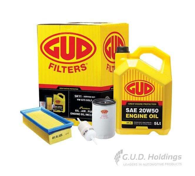 Service Kit VW Citi Golf "MK 1" 1.3 & 1.6 (Carb) Filters + 5L 20w50 Oil