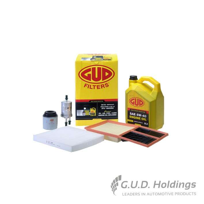Service Kit VW Polo Vivo CLP 1.4i CLS 1.6i Filters + 5L 5w40 Oil