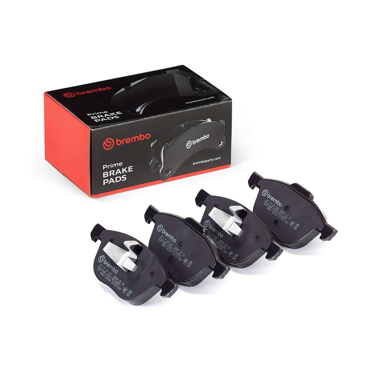 Brembo Front Brake Pads for Ford Focus, Mazda 3, Volvo S40 & More - P24061
