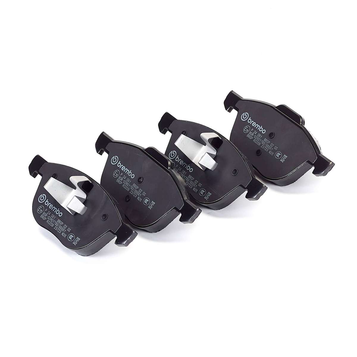 Brembo Front Brake Pads for Ford Focus, Mazda 3, Volvo S40 & More - P24061