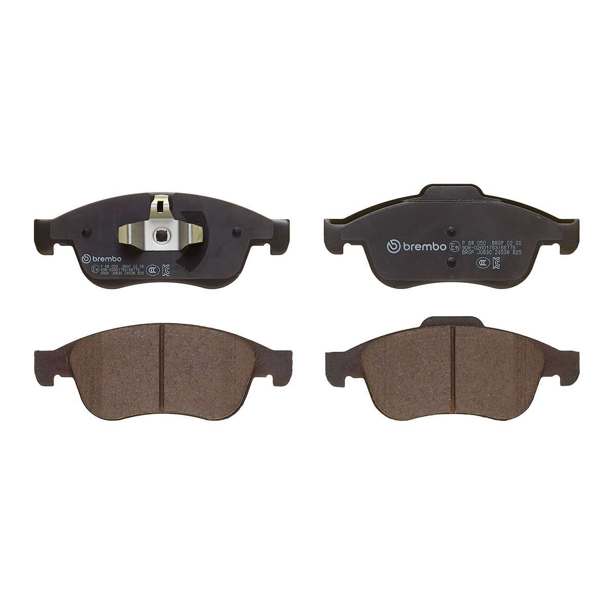 Brembo Front Brake Pads for Renault Megane, Duster, Nissan Juke & More - P68050