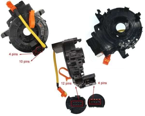 Clock Spring For Toyota Corolla 1.6 / 1.8, Hilux, Fortuner, Etios, Innova, Yaris  212367