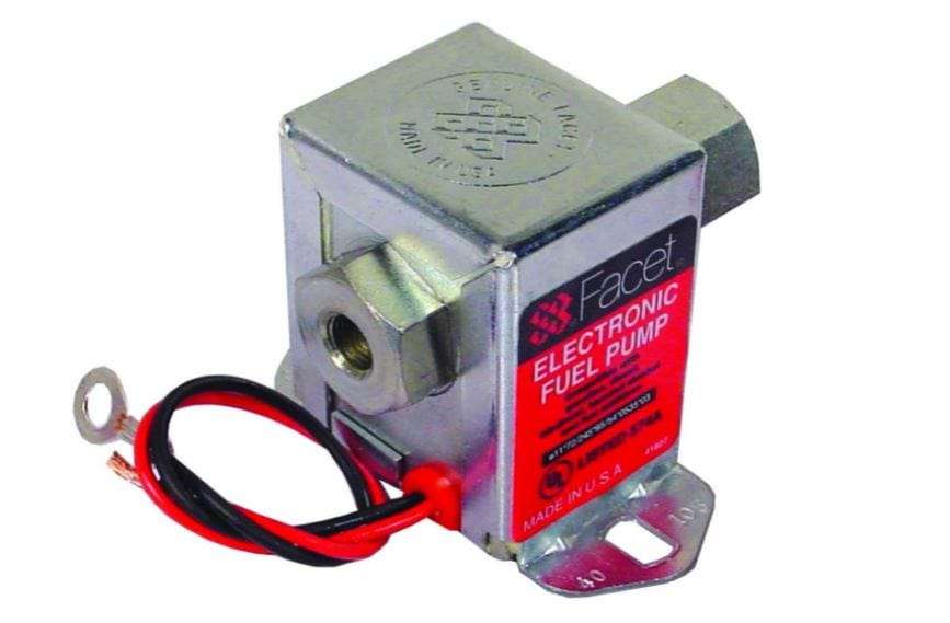 Facet 40164 24V Fuel Pump  Cube Style, 32 GPH | 4.56 PSI | Universal Low-Pressure