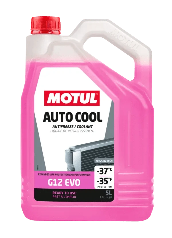 Motul Auto Cool G12 EVO -37°C 5L Ready To Use Coolant - 112648