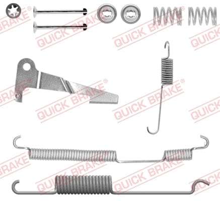 Accessory Kit Brake Shoe Left Nissan Hardbody Pickup (105-0858X-1L)