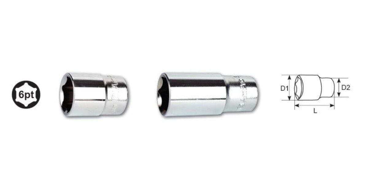 1/2 Drive X 24Mm 6 Point Socket AMPRO T335424