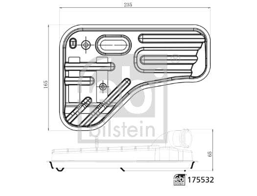 6 Speed DSG Gearbox Oil Pan With Filter VW Golf GTI Audi A3 Jetta 175532