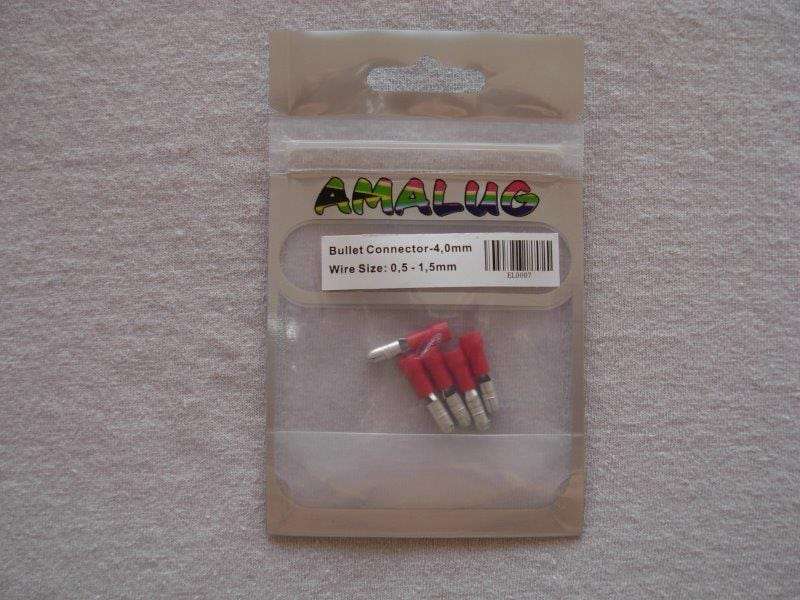 Red Male Pack 5 Terminal  (EL0007)