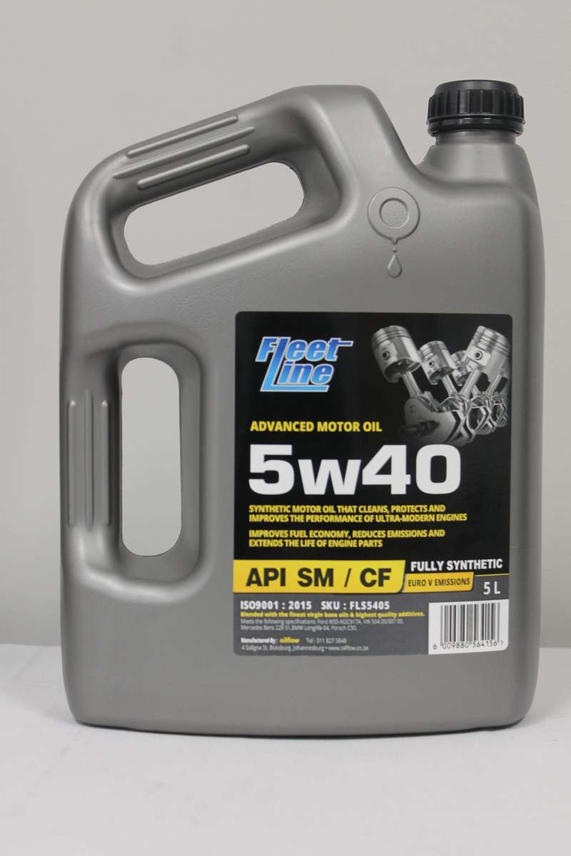 Fleetline 5W40 SN/CF FULLY SYNTHETIC Engine Oil
