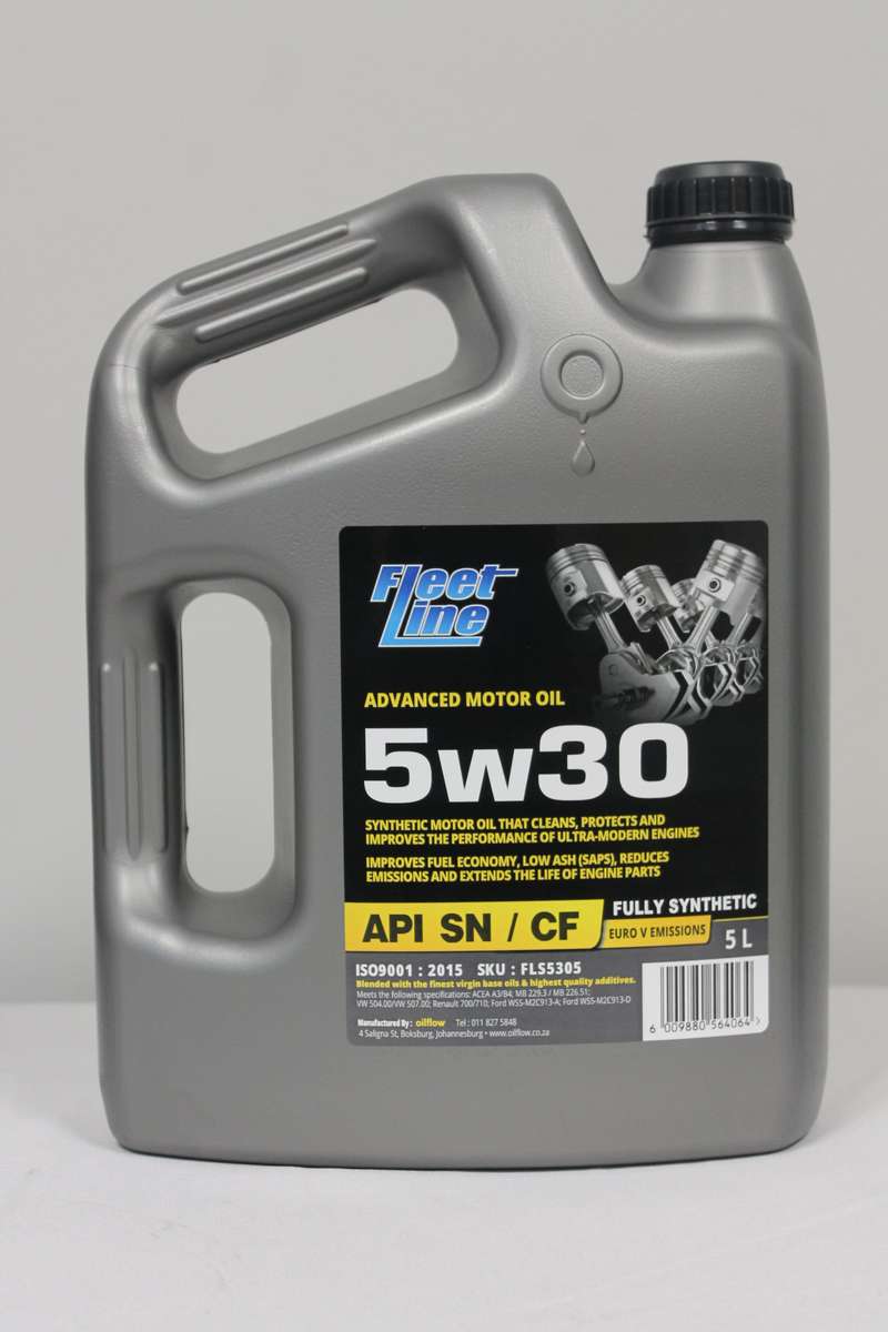 Fleetline 5W30 SN/CF FULLY SYNTHETIC Engine Oil