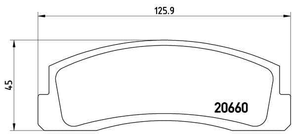 Brembo Brake Pads Front Lada Niva 4X4 ( Set Lh&Rh) (P41002)