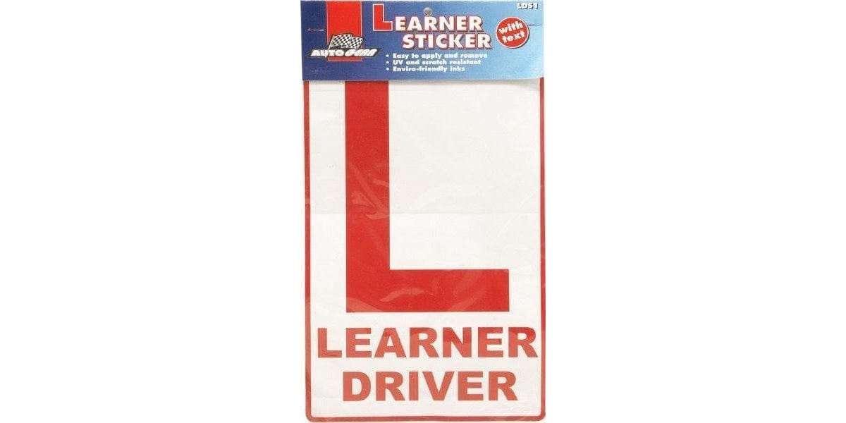 Autogear Learner Driver Sign