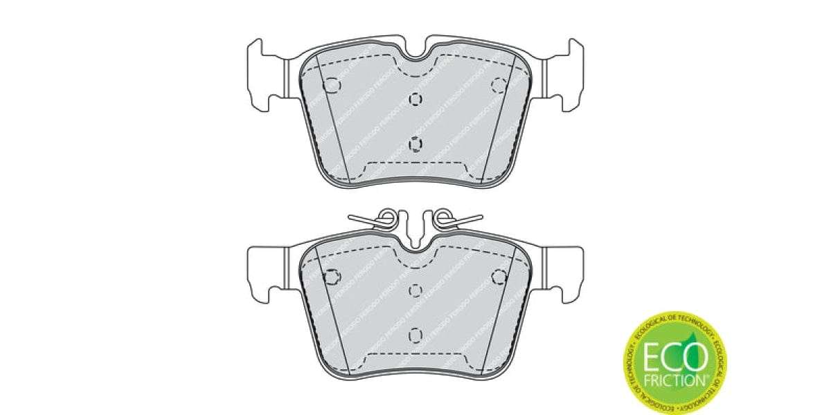 Brake Pads Rear Mercedes C Class [W205] (14 ) (FERODO FDB4487) (SET LH & RH Wheel)
